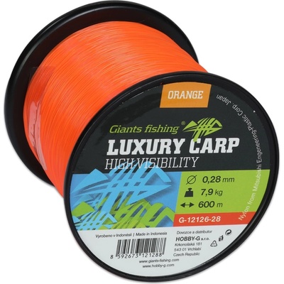 Giants fishing Luxury Carp High Visibility Orange 1200 m 0,35 mm 10,5 kg – Zboží Dáma