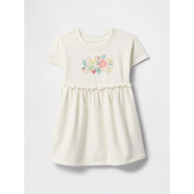 GAP Baby šaty VintageSoft Biela