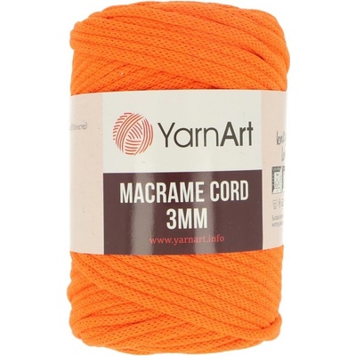 Špagát YarnArt Macrame Cord 800 oranžovo červená