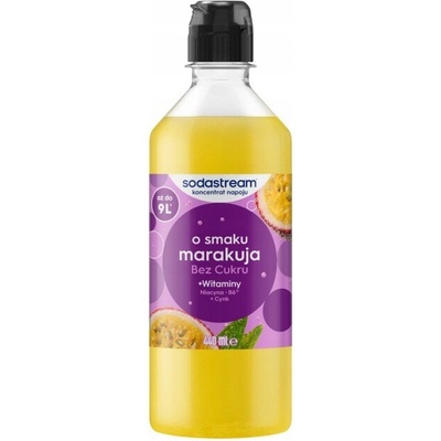 SodaStream Sirup koncentrát do vody Passionfruit Zero marakuja 440 ml