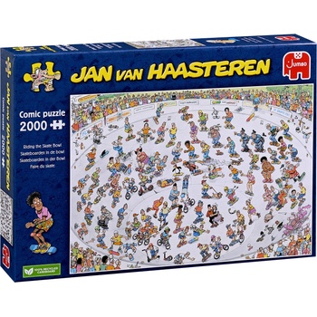 Jumbo Пъзел Jumbo от 2000 части - Каране на скейт (1110100324)