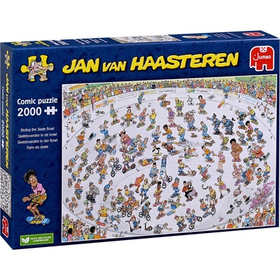 Jumbo Пъзел Jumbo от 2000 части - Каране на скейт (1110100324)