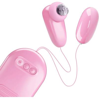 Клитор стимулатор и вибриращо яйце - Magic Box Pink (D-238106)