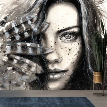 Decono Фототапет Лице и Пера