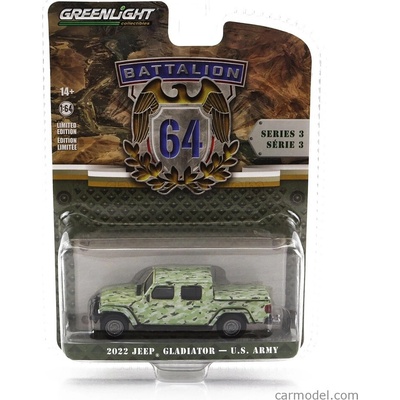 Greenlight Jeep Gladiator Pick-up U.s. Army 2022 Vojenská Kamufláž 1:64