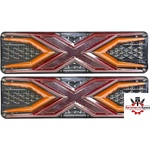  Стопове LED Бягащи 12-24V к-т -46см 894092-46 ('269324)