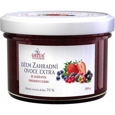 Grešík Valdemar Grešík Džem Zahradní ovoce extra Speciální 220 g