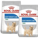 Granule pre psov Royal Canin MINI Light Weight Care 2 x 8 kg
