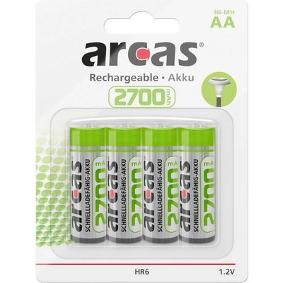Arcas Ni-MH AA 2700mAh 4 ks PRO -17727406