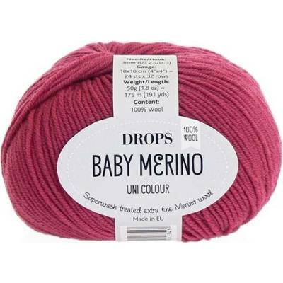 Příze DROPS Baby merino uni color 41 - švestková