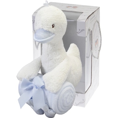 Gamberritos Одеало 80х110 + играчка Пате, синьо (110121)