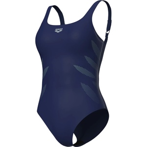 arena Дамски бански костюм Arena Women's Swimsuit Milena Wing Back C Cup Swimsuit - Navy / Sage - размер 44 (EU) (150-4402-0415)