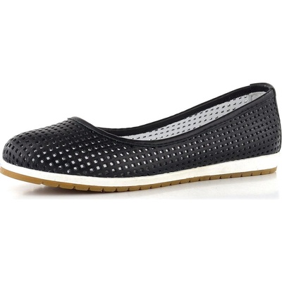 Looke perforované baleríny Carrolin black L0601_10