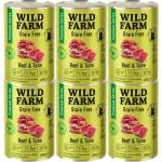 WILD FARM Premium Grain Free Beef and Tuna 6x400g - беззърнена храна за котки