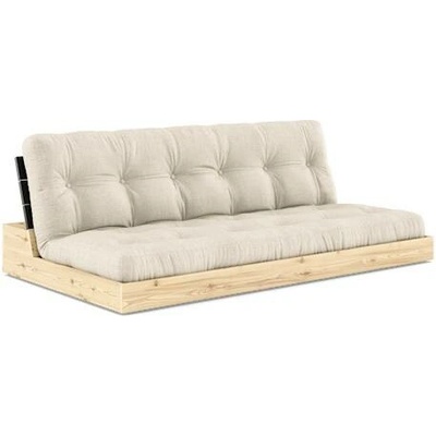 KARUP sofa BASE natural pine black linen 914
