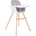KikkaBoo Стол за хранене 2в1 Woody Grey (31004010082)