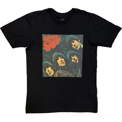 The Beatles Rubber Soul Album Cover Black 2XL Риза (BEATTEE455MB05)