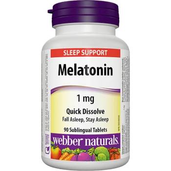 Image 1 of Webber Naturals Melatonin 1 mg [90 Подезични таблетки ]