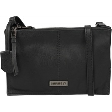 Burkely dámská crossbody kožená kabelka Nelas černá