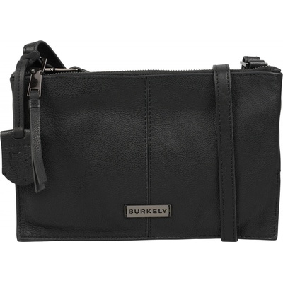 Burkely dámská crossbody kožená kabelka Nelas černá