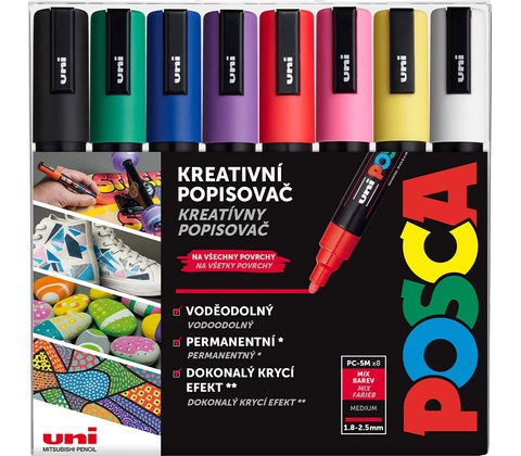Posca PC-1M 8 ks