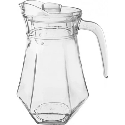 Plastimex džbán 1,30l + víčko, d13,5x21cm, max 60°C, sklo, víčko plast