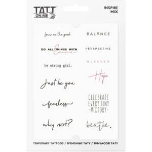 TATTonMe Водоустойчиви временни татуировки Вдъхновение микс (TMInspire)
