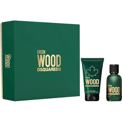 Dsquared2 Green Wood за мъже комплект EDT 100 ml + SG 150 ml