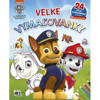 Veľké maľovanky Labková patrola