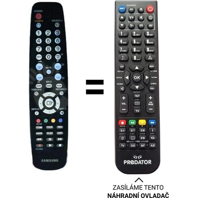 Dálkový ovladač Predátor Samsung LE32A656A1FXXH