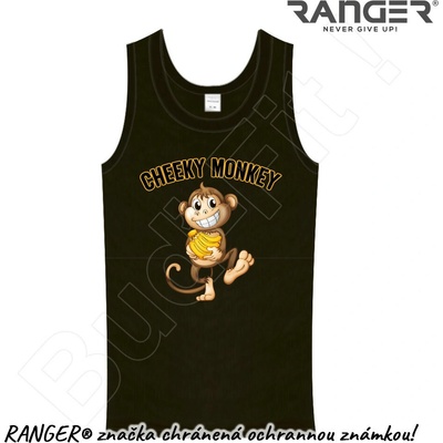 Ranger tielko motív Cheeky Monkey čierna