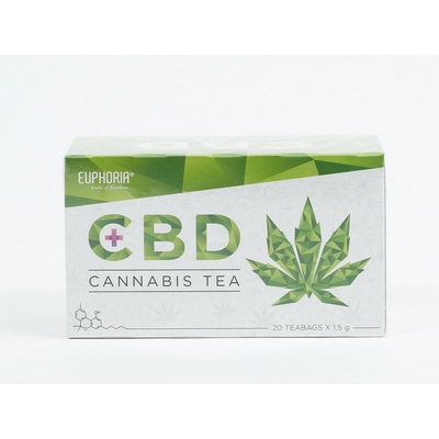 Euphoria konopný čaj s CBD 20 x 1,5 g