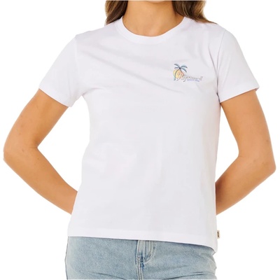 Rip Curl Дамска тениска Rip Curl Women's Tide Line Standard Tee T-shirt - Optical White (916-5868-0115)