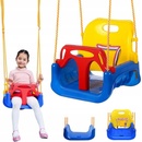 Verk detská hojdačka plastová 3v1 modrá