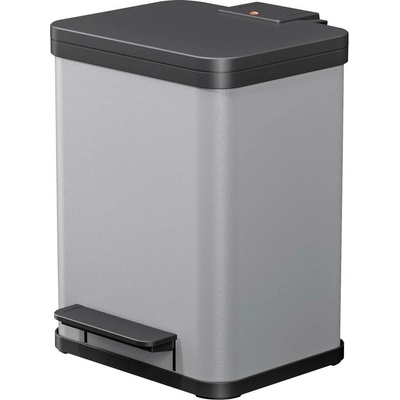 Hailo Öko uno plus M 6192200, 17 l, ocelový plech, svetlosivá, s pedálovým