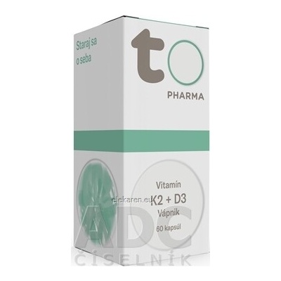 Toto Vitamín K2 + D3 Vápnik 60 ks
