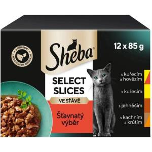 Sheba Select Slices Консерва Сочен избор 12 x 85 г