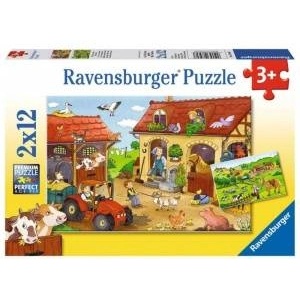 Ravensburger Puzzle 2x12 Living in the countryside
