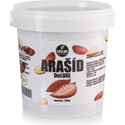 LIFELIKE Arašidové máslo Deluxe 1 kg