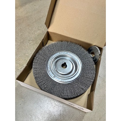 Metallkraft 3730260 Drátěný kotouč vlnitý na ocel 250 x 30, Ø drátu 0,2 mm