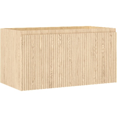 Mexen Rivel баня шкаф под мивка 90 см, 1 чекмедже, рифлено, дъб - 91A20-09047-1-BF81 (91A20-09047-1-BF81)