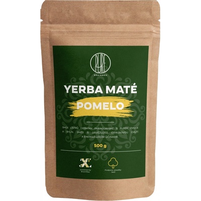 BrainMax Pure Organic Yerba Maté pomelo 500 g