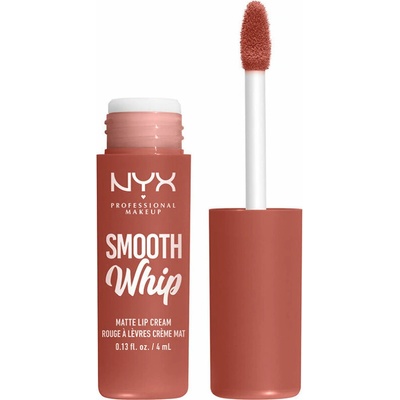 NYX Professional Makeup Smooth Whip Matte Lip Cream zamatový rúž s vyhladzujúcim efektom 02 Kitty Belly 4 ml
