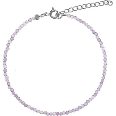 Again Jewelry korálkový náramek z ametystu AJKNR005