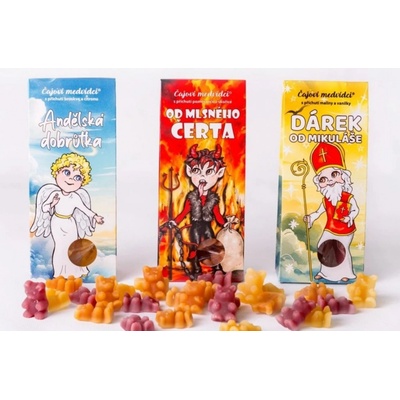 Lipoo Čajový medvídci mikulášská nadílka 3x50g