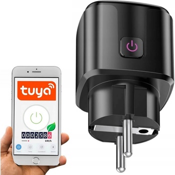 Tuya WiFi Мощен Смарт Контакт с Ватметър 20A 4400W - 40513