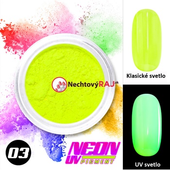 Neónový UV pigment 03