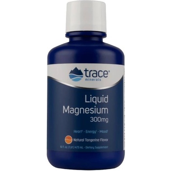 Trace Minerals Liquid Magnesium, мандарина, 300 mg, 473 ml, Trace Minerals (9322)