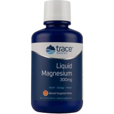 Trace Minerals Liquid Magnesium, мандарина, 300 mg, 473 ml, Trace Minerals (9322)