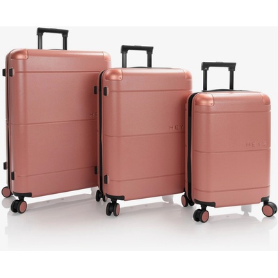 HEYS Комплект от три пътнически куфара Heys Zen S, M, L Coral Heys | Cherven | ЖЕНИ | ЕДИН РАЗМЕР